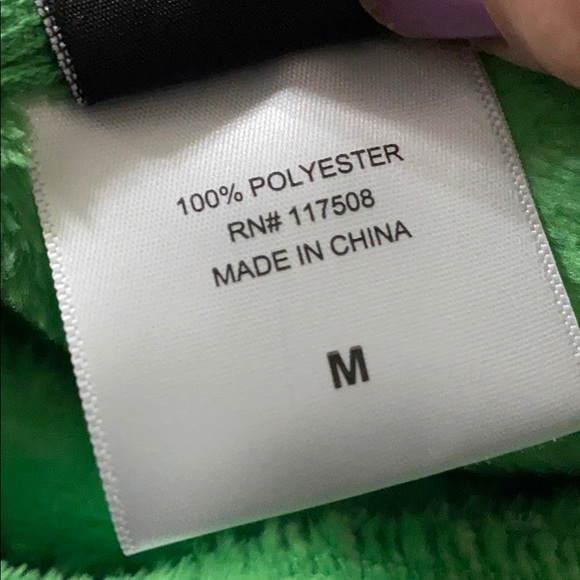 Disney Mickey Mouse. Santa Mickey Fuzzy Hoodie. - Picture 6 of 7